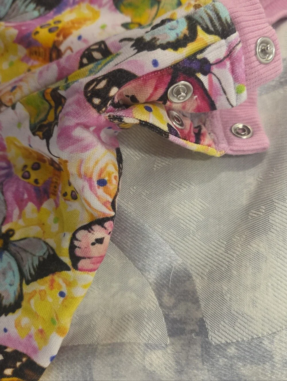 Rare Bums And Roses Flutter Away Bamboo/Cotton Jogger Set Size 18-24m
